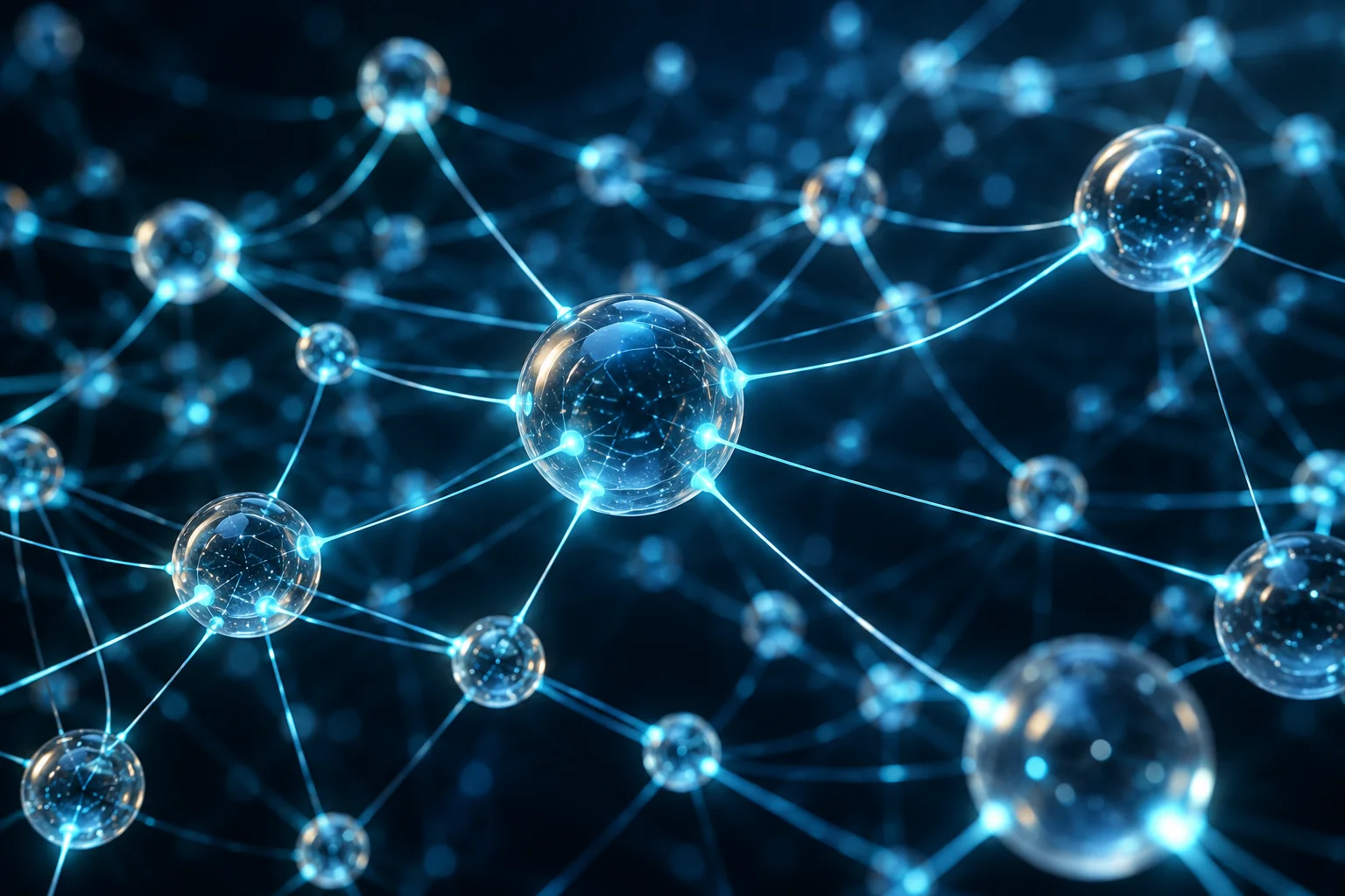 Visualización conceptual de nodos y conexiones para estudiar fundamentos de redes neuronales